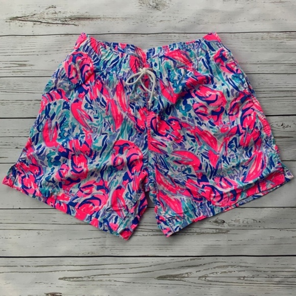 Lilly Pulitzer Other - Lilly Pulitzer Mens Capri Trunk in Cosmic Coral